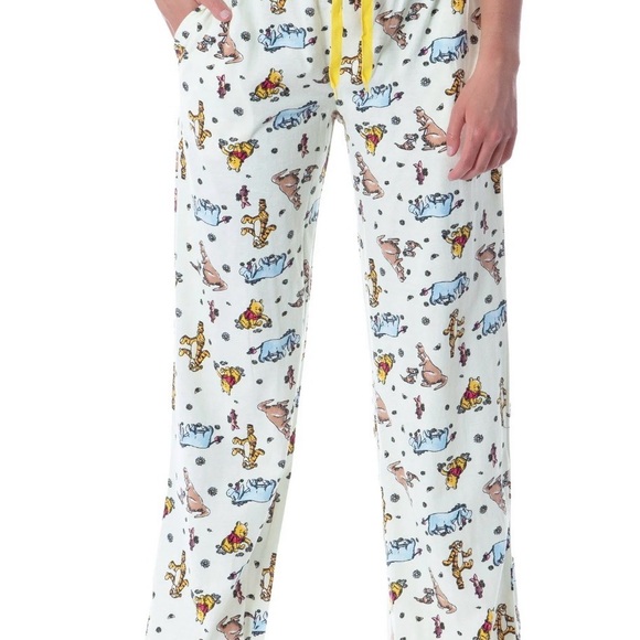 Disney Winnie The Pooh Women's Classic Character Art Loungewear Pajama Pants SzS - Picture 4 of 11